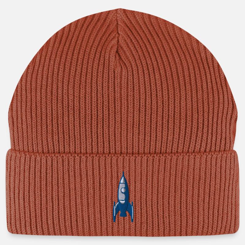 Fusée - Bonnet bio FISHERMAN Stanley Stella - terracotta