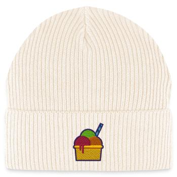 Eis - Stanley/Stella Unisex Bio FISHERMAN BEANIE - Natur - Vorne