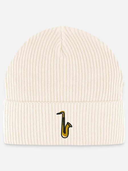 Saxophon - Stanley/Stella Unisex Bio FISHERMAN BEANIE - Natur