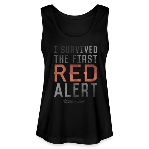 I Survived the First Red Alert - China 2015 - Stanley/Stella MINTER Organic Women’s Tank Top