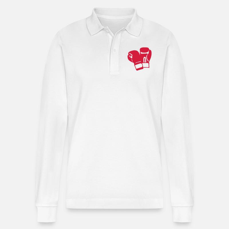 gant boxe paire 2701 - Polo à manches longues bio PREPSTER Stanley/Stella Unisexe - blanc