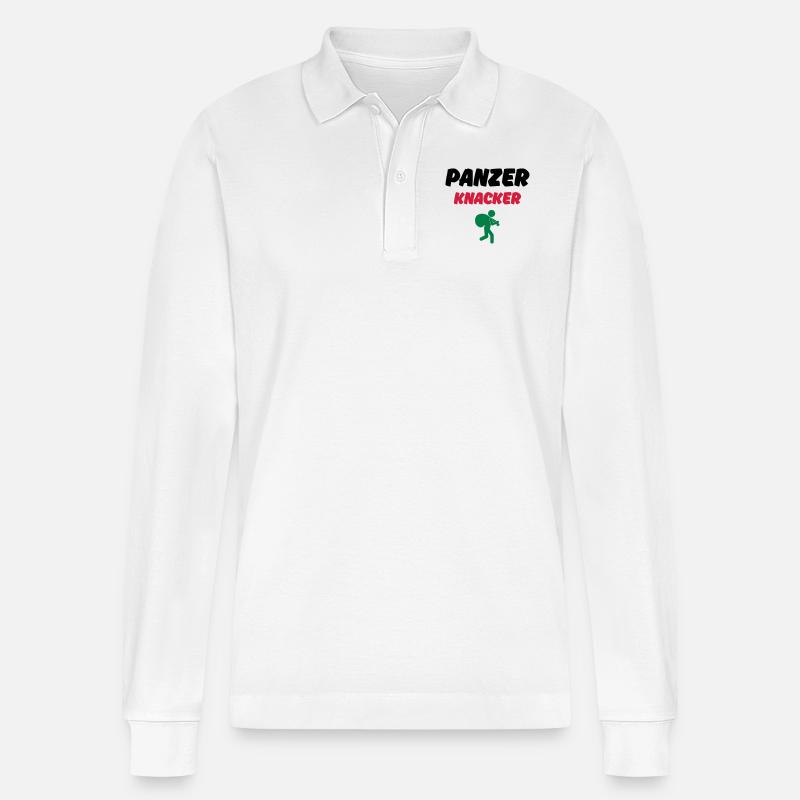 PANZERKNACKER - LOOT - Polo à manches longues bio PREPSTER Stanley/Stella Unisexe - blanc