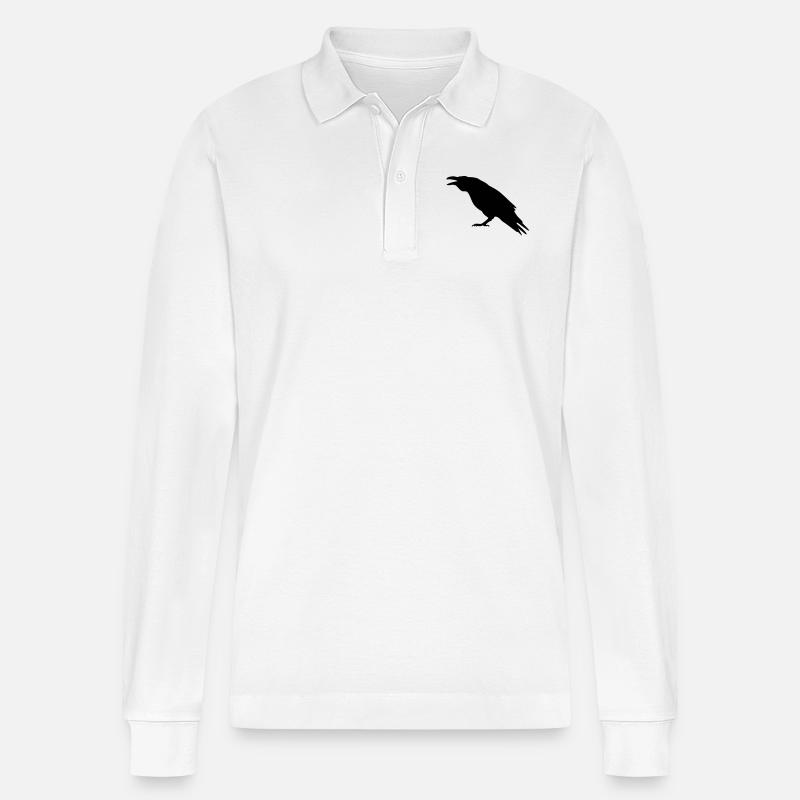 Rabe - Stanley/Stella Unisex Bio-Langarm-Poloshirt Prepster - Weiß