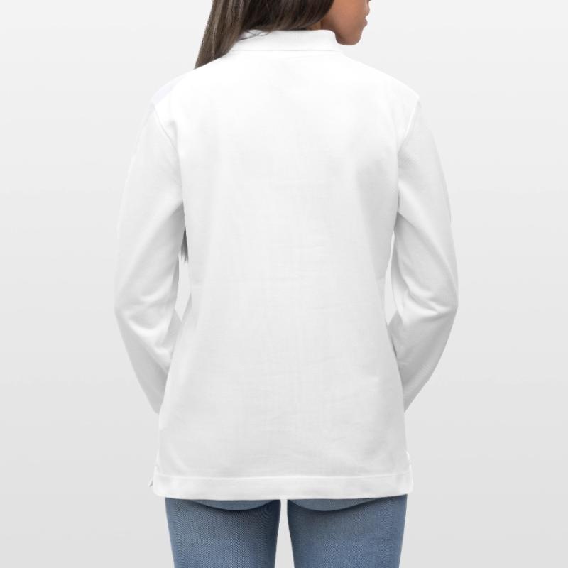 I Love Python [Developer / Geek] Stanley/Stella Organic Unisex Long-Sleeved Polo Shirt Prepster