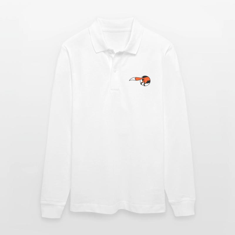 Fox Hole Buttocks Back Burrow Going In Stanley/Stella Organic Unisex Long-Sleeved Polo Shirt Prepster
