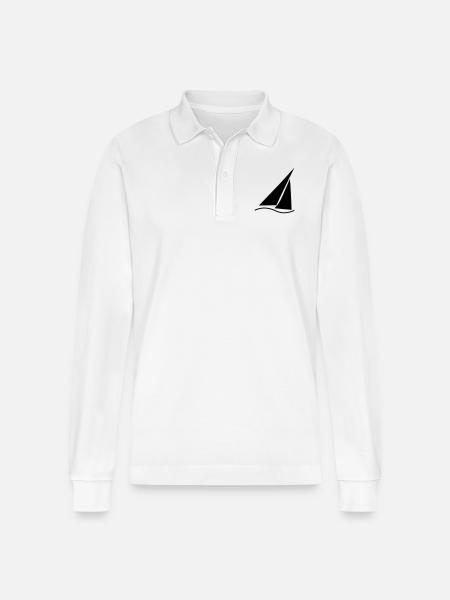 Regatta 1 - Stanley/Stella Unisex Bio-Langarm-Poloshirt Prepster - Weiß