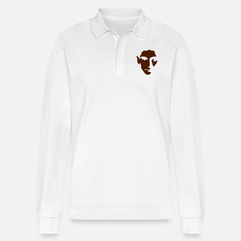 Kafka - Stanley/Stella Unisex Bio-Langarm-Poloshirt Prepster - Weiß