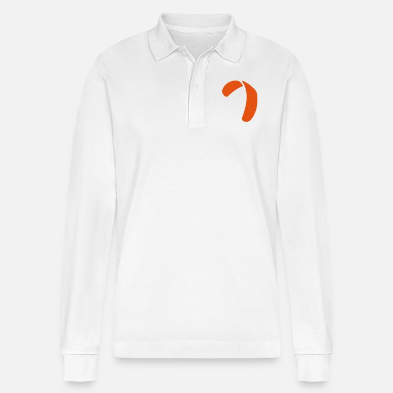 kite_x_vec_1 de - Stanley/Stella Unisex Bio-Langarm-Poloshirt Prepster - Weiß