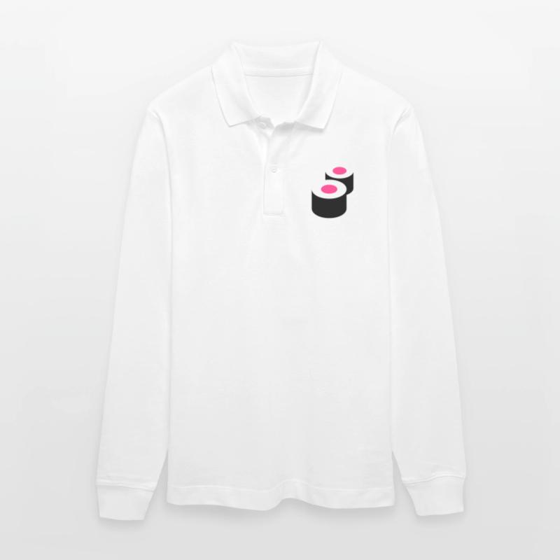 Sushi Stanley/Stella Organic Unisex Long-Sleeved Polo Shirt Prepster