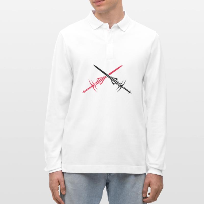 Sword Element Stanley/Stella Organic Unisex Long-Sleeved Polo Shirt Prepster