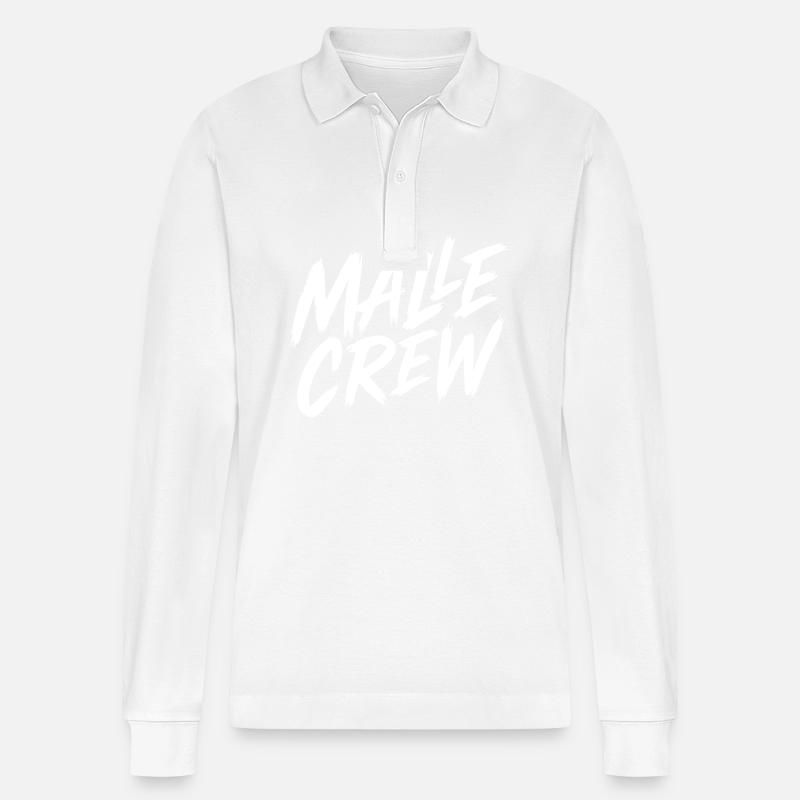 Malle Crew Mallorca - Polo à manches longues bio PREPSTER Stanley/Stella Unisexe - blanc