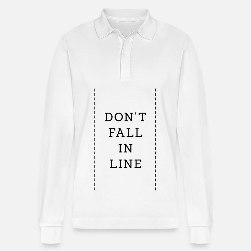 Ne faites pas le lien - Polo à manches longues bio PREPSTER Stanley/Stella Unisexe - blanc