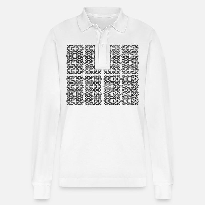 Neuer einzigartiger Stil - Stanley/Stella Unisex Bio-Langarm-Poloshirt Prepster - Weiß
