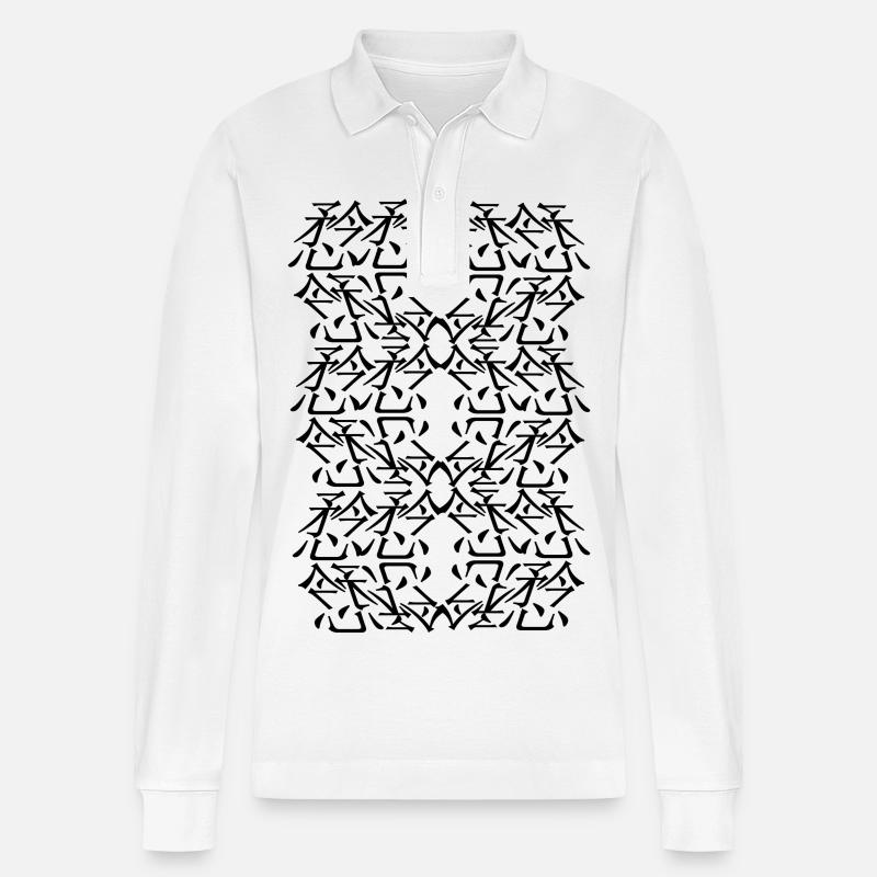 Uni-Dekor - Stanley/Stella Unisex Bio-Langarm-Poloshirt Prepster - Weiß