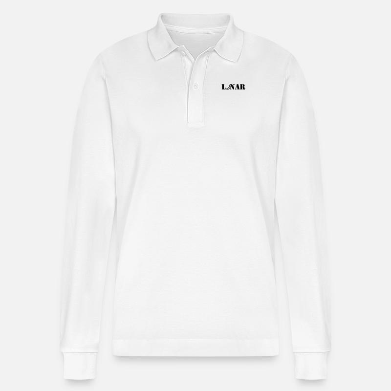 Lunar Vol.2 - Stanley/Stella Unisex Bio-Langarm-Poloshirt Prepster - Weiß