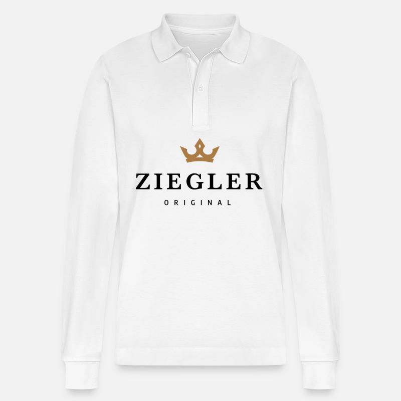 Ziegler - Polo à manches longues bio PREPSTER Stanley/Stella Unisexe - blanc