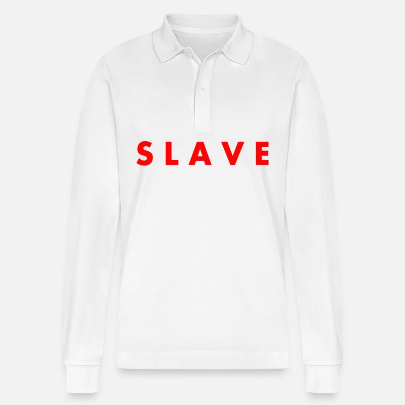 Slave - Stanley/Stella Unisex Bio-Langarm-Poloshirt Prepster - Weiß