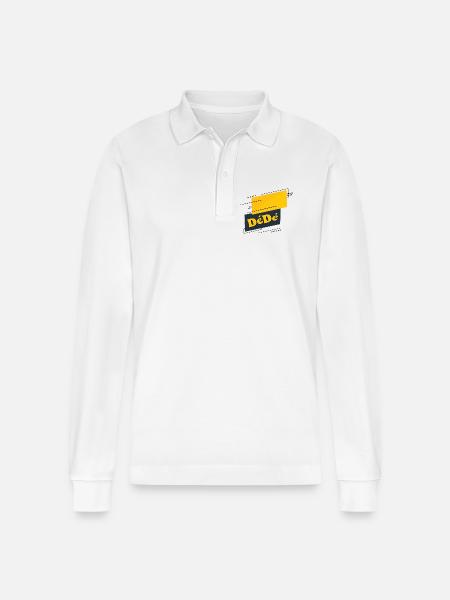 Dédé - Stanley/Stella Unisex Bio-Langarm-Poloshirt Prepster - Weiß
