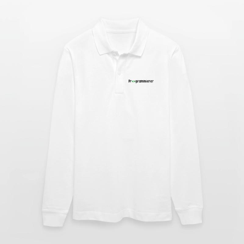 Programmer, Developer, Web Developer, Scripting Stanley/Stella Organic Unisex Long-Sleeved Polo Shirt Prepster