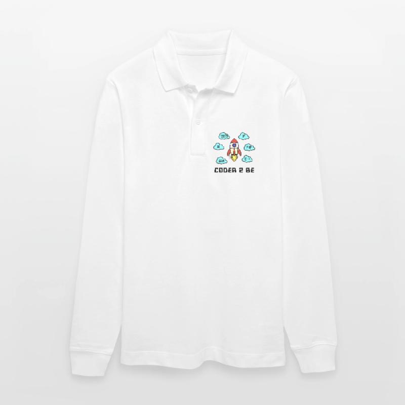 Open Source Developer Css C++ Php Java Coden Stanley/Stella Unisex Bio-Langarm-Poloshirt Prepster