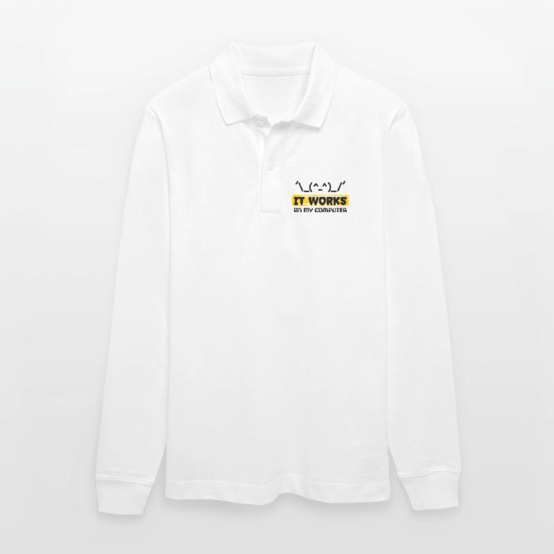 Coden Skripting Computerfreak Developer Statement Stanley/Stella Unisex Bio-Langarm-Poloshirt Prepster