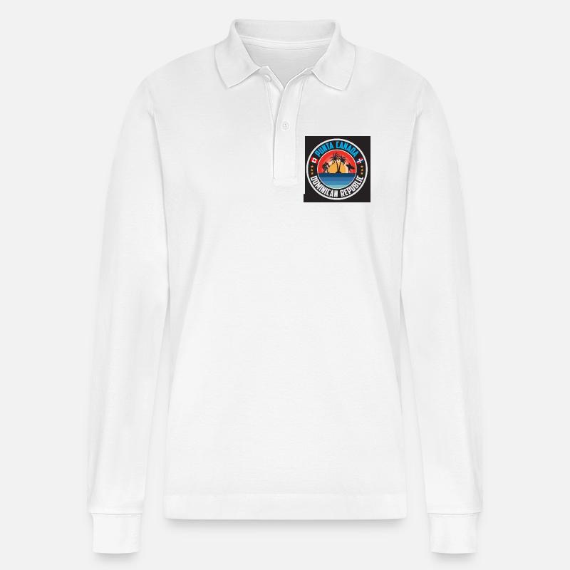 PuntaCanada 2MP - Stanley/Stella Unisex Bio-Langarm-Poloshirt Prepster - Weiß