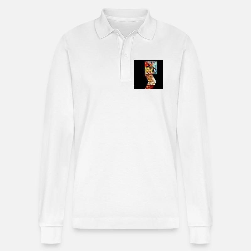 Tansi Dance - Stanley/Stella Unisex Bio-Langarm-Poloshirt Prepster - Weiß