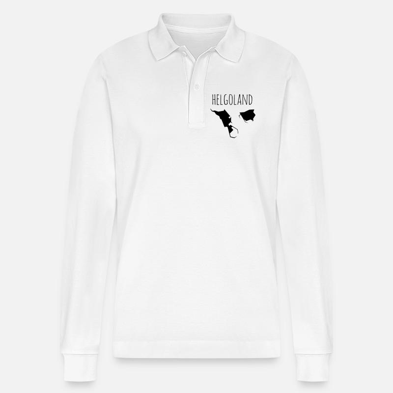 helgoland - Polo à manches longues bio PREPSTER Stanley/Stella Unisexe - blanc