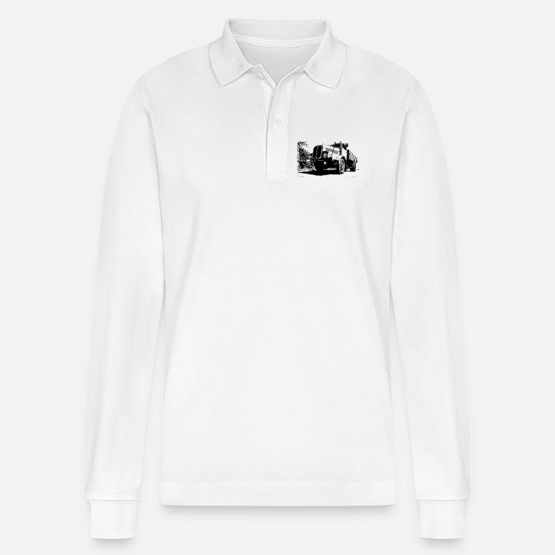IFA H6 - Stanley/Stella Unisex Bio-Langarm-Poloshirt Prepster - Weiß