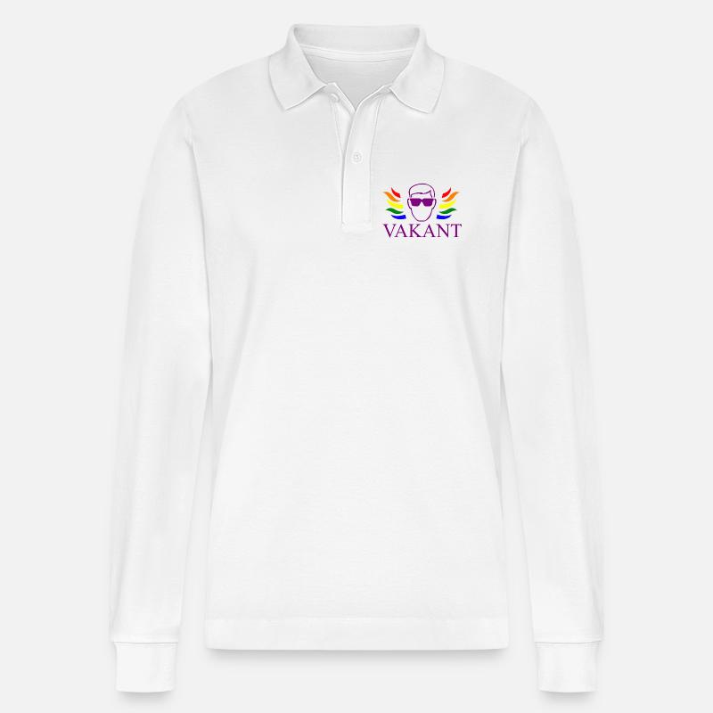 Vakant / Vacant Typ - Stanley/Stella Unisex Bio-Langarm-Poloshirt Prepster - Weiß