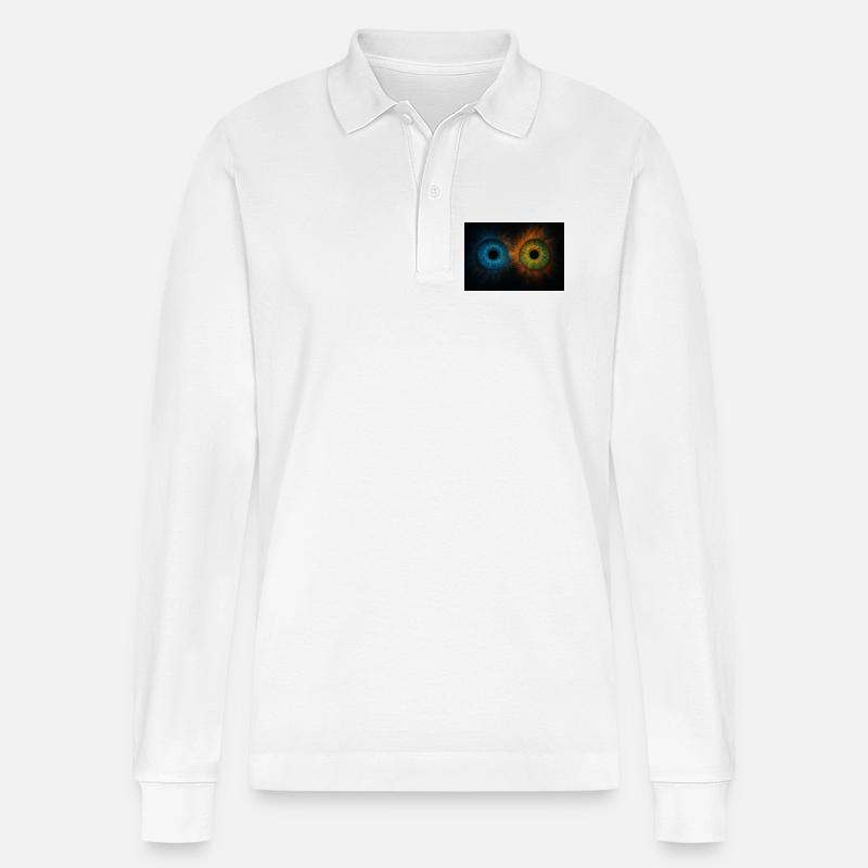 Ungenannt - Stanley/Stella Unisex Bio-Langarm-Poloshirt Prepster - Weiß