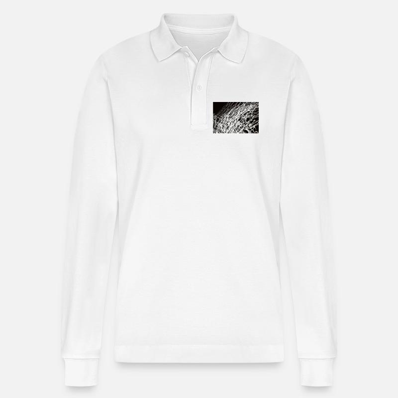 Lichtspiele 3 - Stanley/Stella Unisex Bio-Langarm-Poloshirt Prepster - Weiß