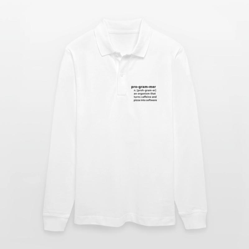 Programmer definition - Programmer la définition Polo à manches longues bio PREPSTER Stanley/Stella Unisexe