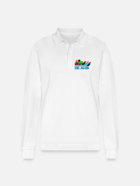 Disc Jockey / DJ / Cadeau / Idée cadeau - Polo à manches longues bio PREPSTER Stanley/Stella Unisexe - blanc