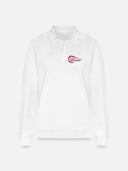 Champion 2026 Championship - Stanley/Stella Organic Unisex Long-Sleeved Polo Shirt Prepster - white