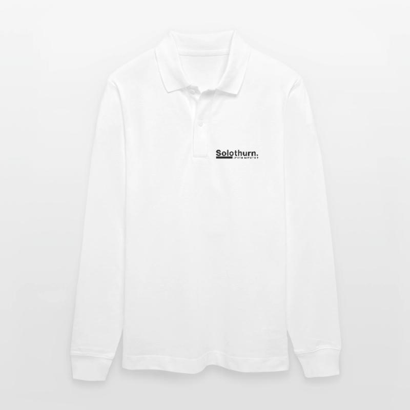Solothurn coordinates Canton Switzerland Stanley/Stella Organic Unisex Long-Sleeved Polo Shirt Prepster