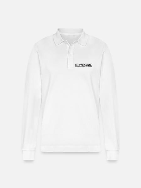 Dubtronica - Stanley/Stella Unisex Bio-Langarm-Poloshirt Prepster - Weiß