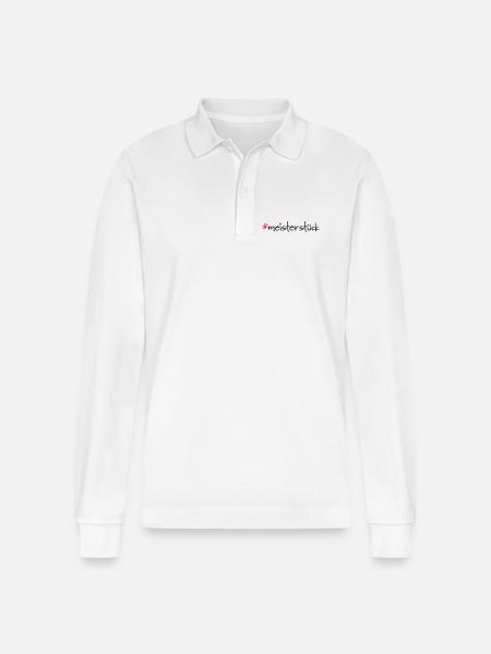 meisterstück - Stanley/Stella Unisex Bio-Langarm-Poloshirt Prepster - Weiß