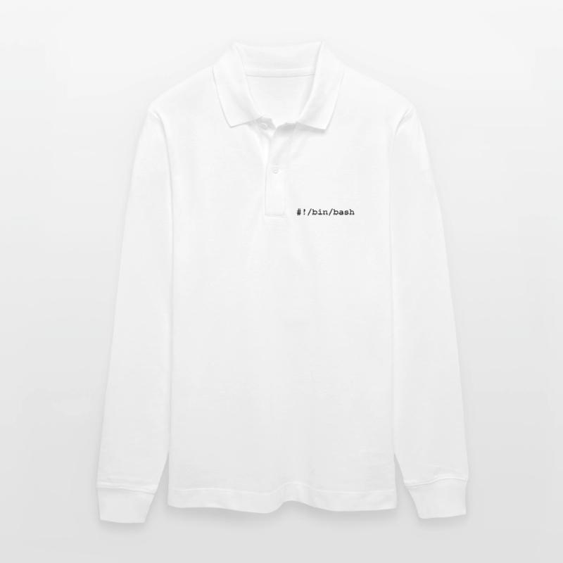 Bash / Bourne-Again Shell unter Linux und Unix Stanley/Stella Unisex Bio-Langarm-Poloshirt Prepster