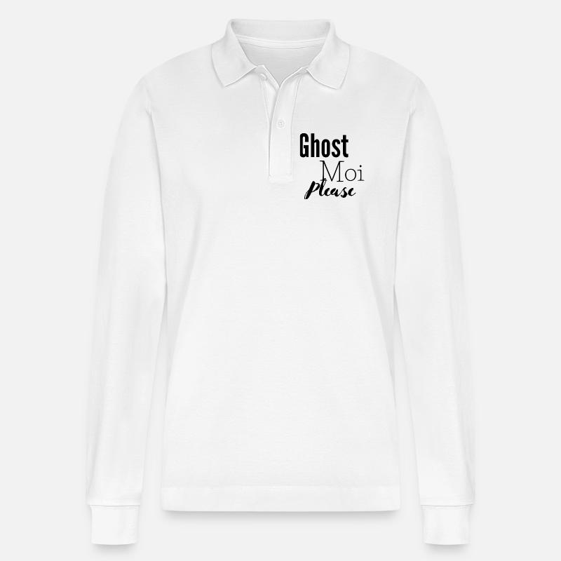 Geist - Stanley/Stella Unisex Bio-Langarm-Poloshirt Prepster - Weiß