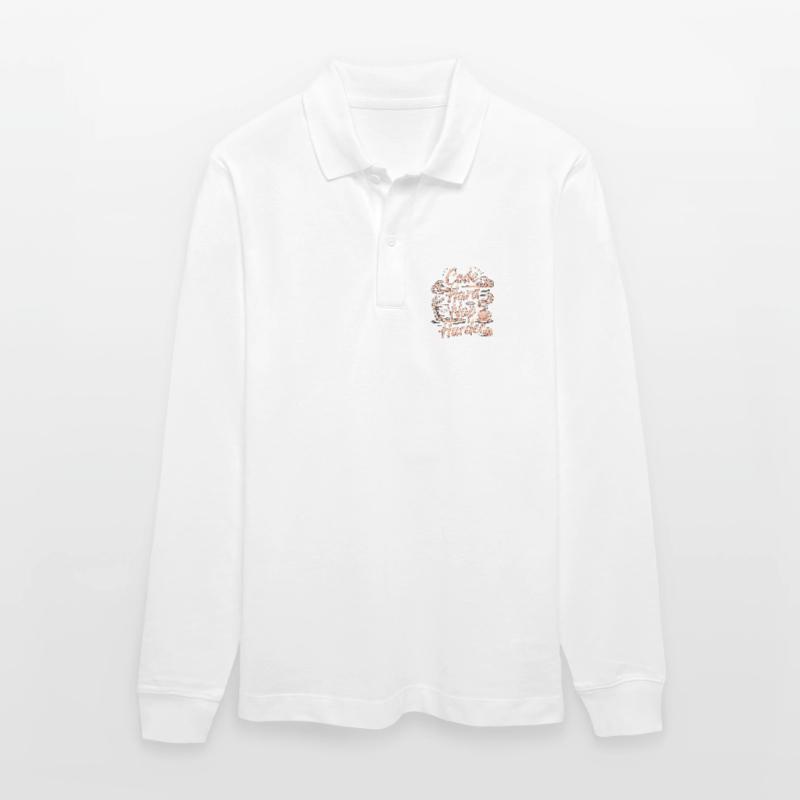 Remote Developer Code Hard Nap Harder Remote Coder Stanley/Stella Organic Unisex Long-Sleeved Polo Shirt Prepster