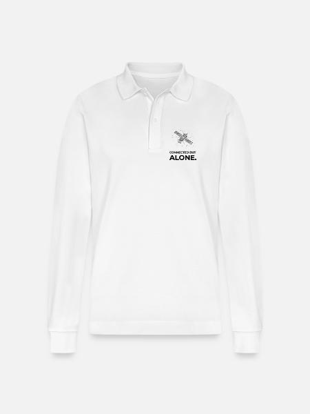 Leben In Der Großstadt - Stanley/Stella Unisex Bio-Langarm-Poloshirt Prepster - Weiß
