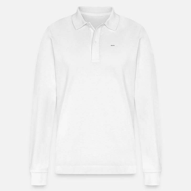 Sabbatical - Stanley/Stella Unisex Bio-Langarm-Poloshirt Prepster - Weiß