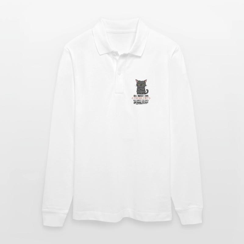 Du hast ein Problem, das darfst du behalten Stanley/Stella Unisex Bio-Langarm-Poloshirt Prepster