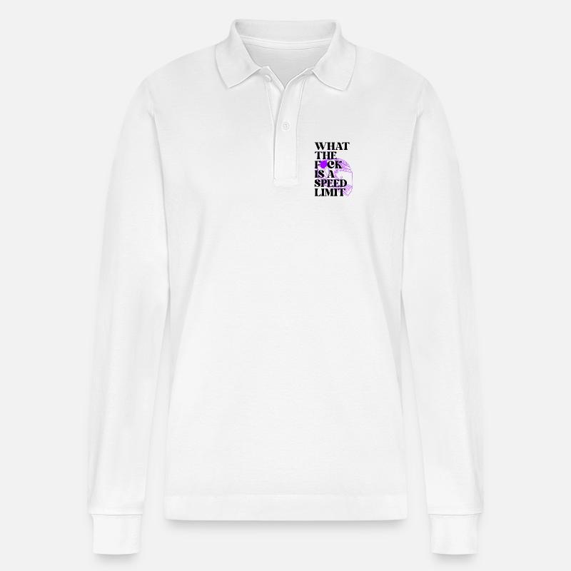 Auto - Stanley/Stella Unisex Bio-Langarm-Poloshirt Prepster - Weiß