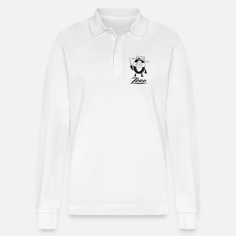 Super zéro flex - Polo à manches longues bio PREPSTER Stanley/Stella Unisexe - blanc