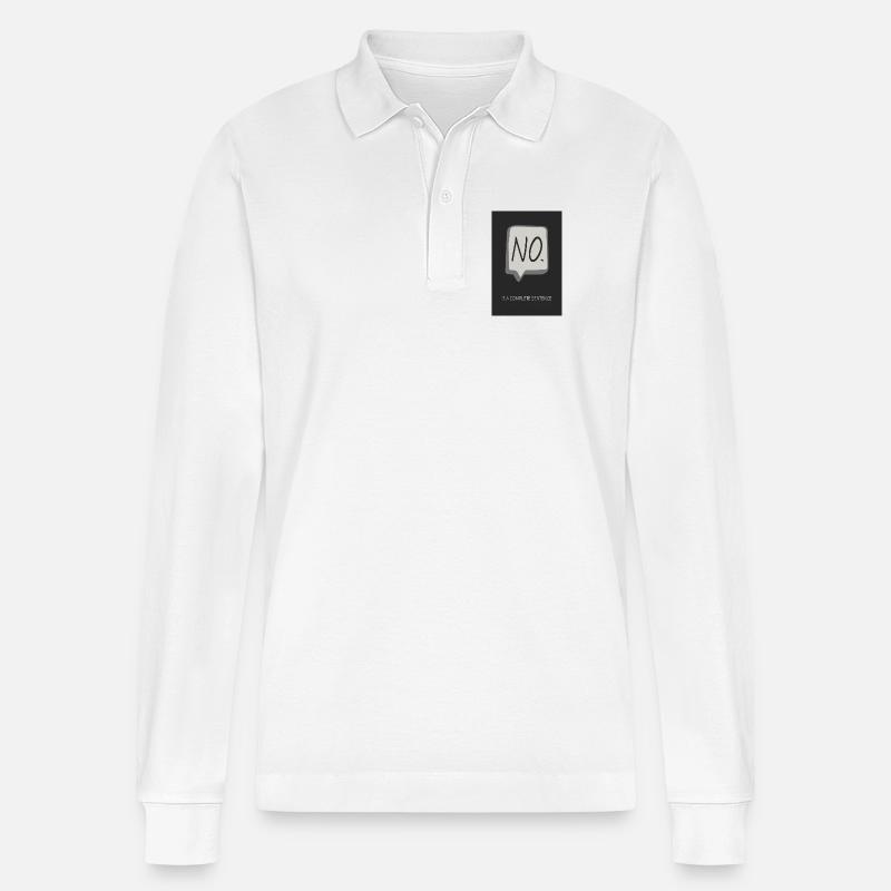 NO. ist ein kompletter Satz - Stanley/Stella Unisex Bio-Langarm-Poloshirt Prepster - Weiß
