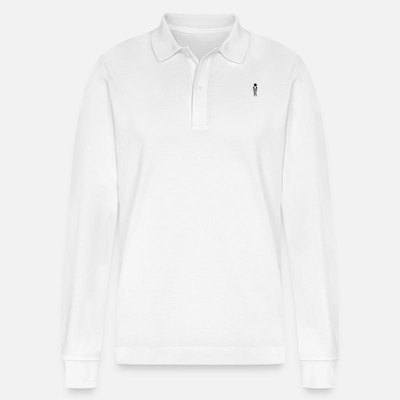 Shirts For Men - Polo à manches longues bio PREPSTER Stanley/Stella Unisexe - blanc