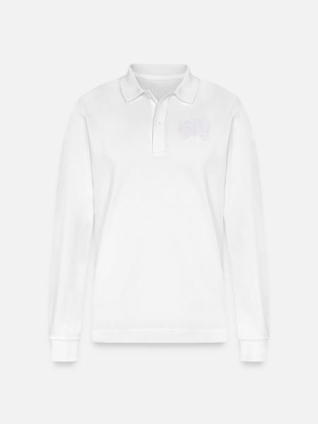 Road Trip Travel Road Trip Vanlife Starry Sky - Stanley/Stella Organic Unisex Long-Sleeved Polo Shirt Prepster - white