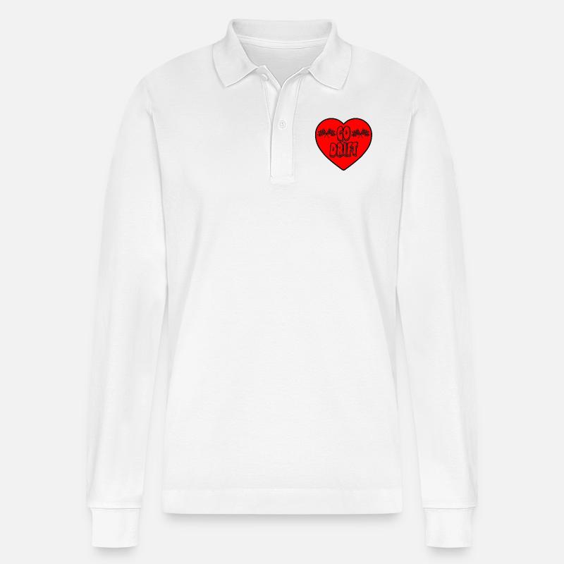 Auto - Stanley/Stella Unisex Bio-Langarm-Poloshirt Prepster - Weiß